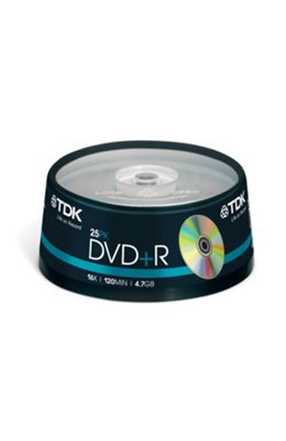 DVD-skivor 25-p cakebox