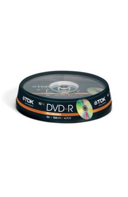 DVD-skivor 10-p cakebox