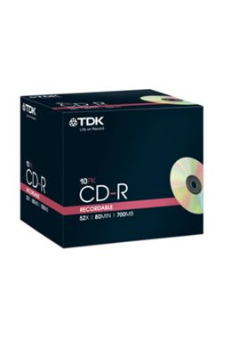 CD-skivor 10-p JewelCase