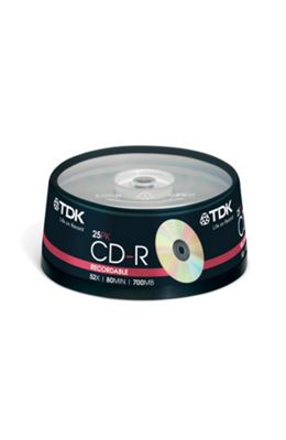 CD-skivor 25-pack cake