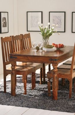 Bord + 6 stolar India