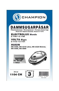 Dammsugarpåsar 5-pack Volta Elyps