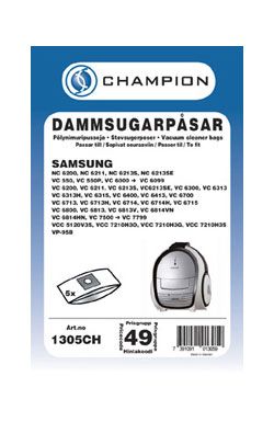 Dammsugarpåsar 5-pack Samsung