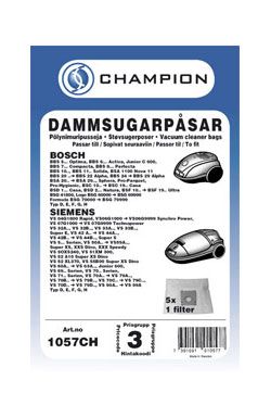 Dammsugarpåsar 5-pack Bosch