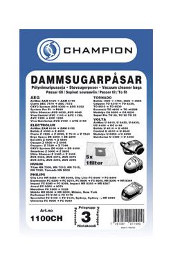 Dammsugarpåsar 5-pack Electrolux