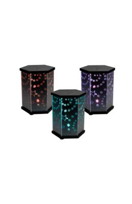 Lampa Multicolor LED Hexagon