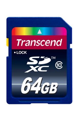 Minneskort Klass 10 SDXC 64 GB