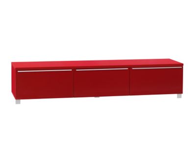 Tv-bänk med 2 lådor + 1 klaff